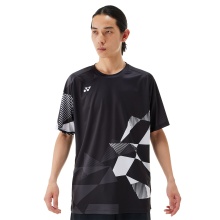 Yonex Sport-Tshirt Practice Graphic 16744 (100% Polyester) 2025 schwarz Herren